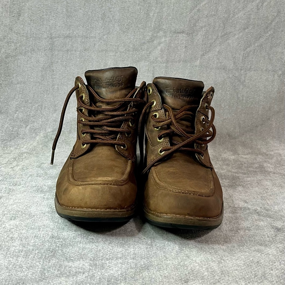 Men's Timberland‎ Waterproof Gore Tex Brown Leather Boots - Picture 7 of 11